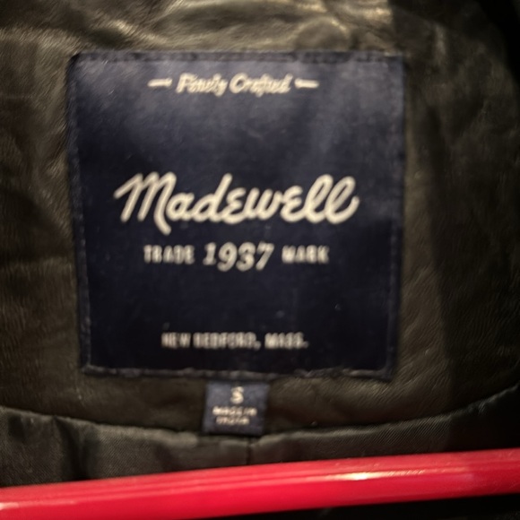 Madewell leather jacket - Picture 3 of 4